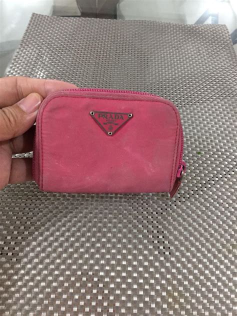 prada coin purse wallet|prada nylon coin purse.